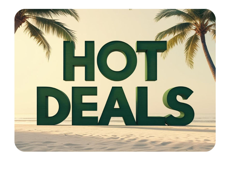 HOT DEALS IN A BEACH