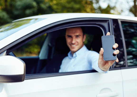 MAN WITH A CELLPHONE