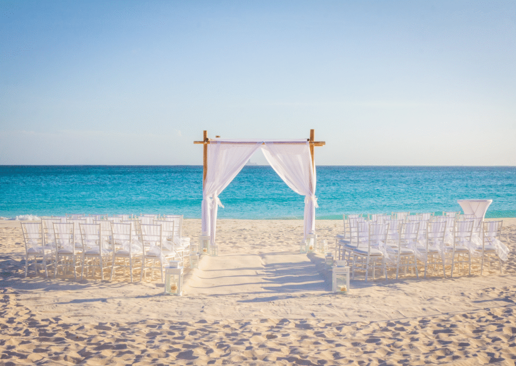 Current image: wedding in the beach