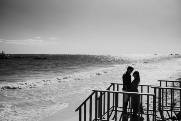 Couple on the beach at Grand Palladium Palace Punta Cana